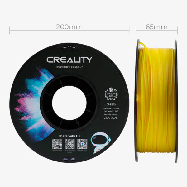CR PETG 1.75mm Amarillo 1kg