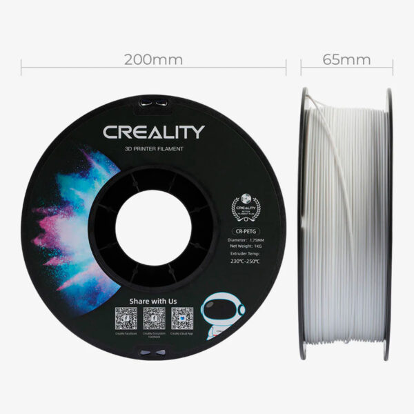Cr petg blanco 1 CR PETG 1.75mm Blanco 1kg